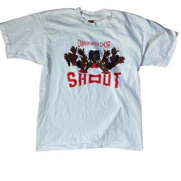 90s white single stitch tee - Picture 1 of 5